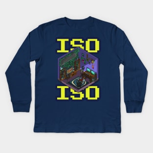 Isolation in Isometric Kids Long Sleeve T-Shirt